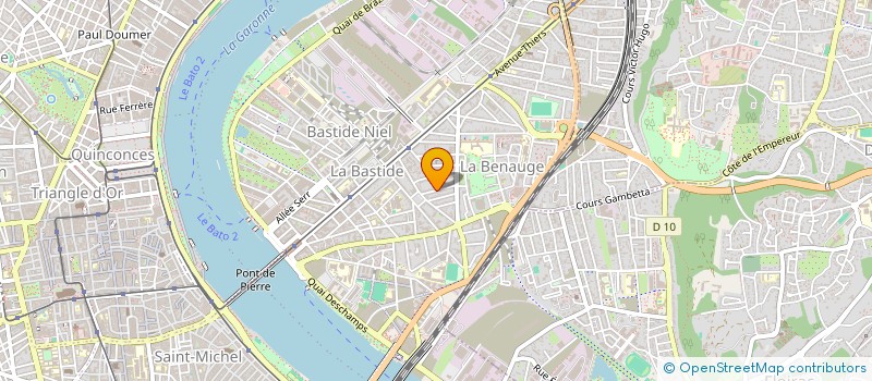 localisation de l'entreprise ARLEM  BORDEAUX