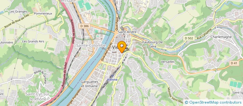localisation de l'entreprise ARLEM  VIENNE