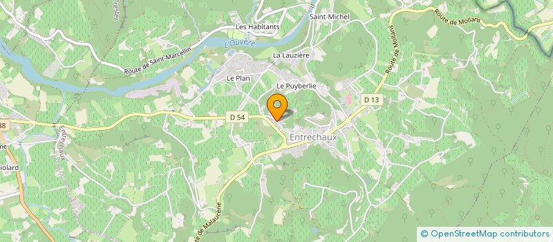 localisation de l'entreprise ARLEO  ENTRECHAUX