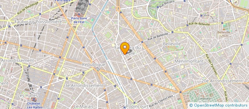 localisation de l'entreprise ARLEQUIN 2000 à PARIS