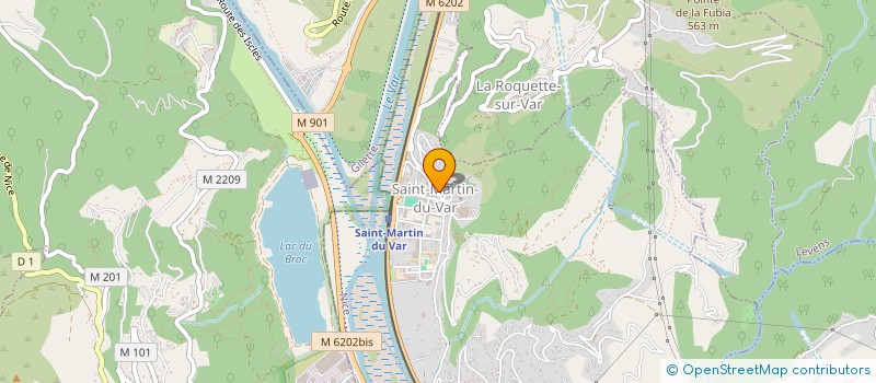 localisation de l'entreprise ARLEQUIN à SAINT-MARTIN-DU-VAR