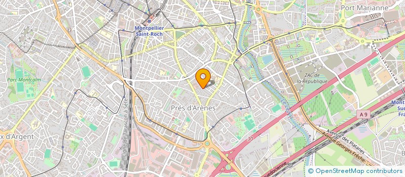 localisation de l'entreprise ARLEQUIN à MONTPELLIER