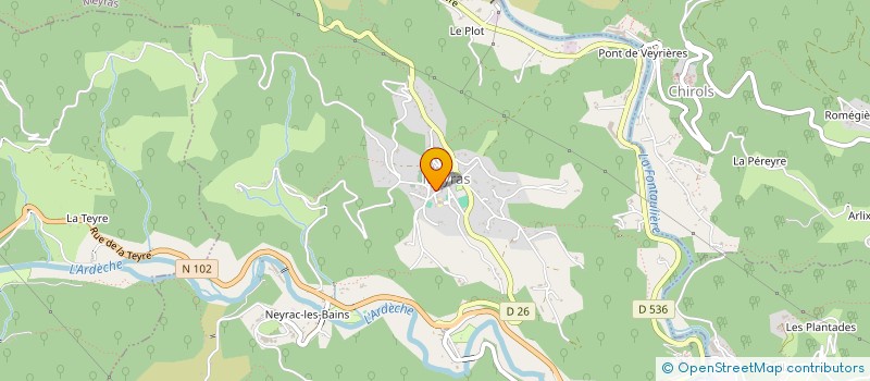 localisation de l'entreprise ARLEQUIN  MEYRAS