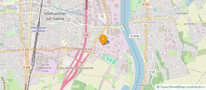 localisation de l'entreprise ARLEQUIN à VILLEFRANCHE-SUR-SAONE