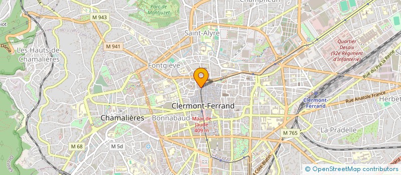localisation de l'entreprise ARLEQUIN CLUB à CLERMONT-FERRAND