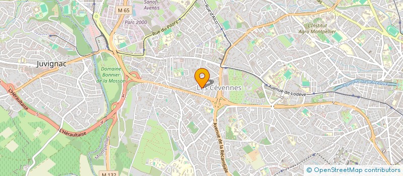 localisation de l'entreprise ARLEQUIN CREATION à MONTPELLIER