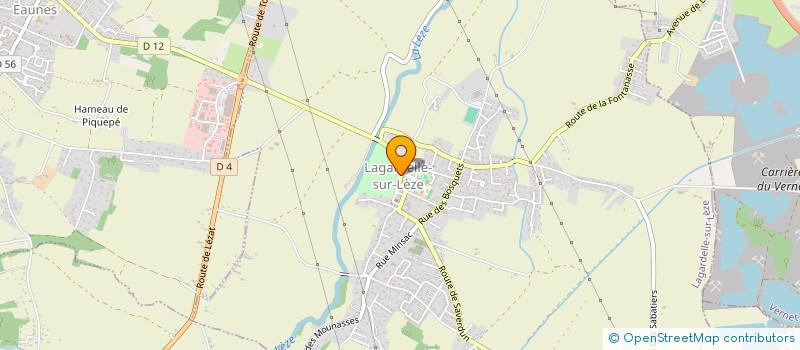 localisation de l'entreprise ARLEQUIN CULTIVONS POUR DEMAIN  LAGARDELLE-SUR-LEZE