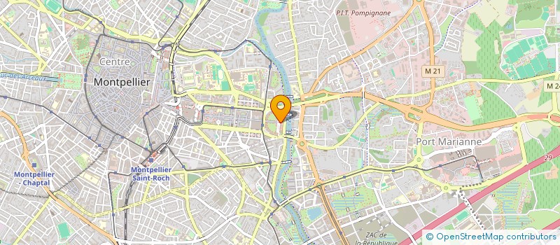 localisation de l'entreprise ARLEQUIN HOLDING à MONTPELLIER