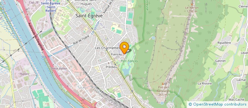 localisation de l'entreprise ARLEQUIN PIZZA38  SAINT-EGREVE