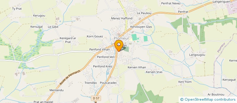 localisation de l'entreprise ARLEQUIN SPECTACLES  PLOMEUR