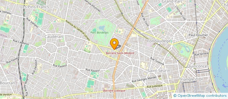 localisation de l'entreprise ARLEQUIN XPRESS à BORDEAUX