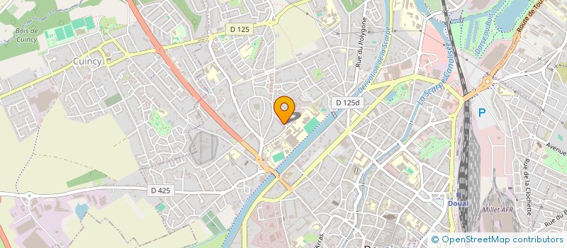 localisation de l'entreprise ARLEQUINS à DOUAI