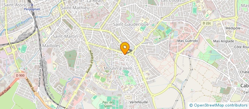 localisation de l'entreprise ARLEQUINS CATALANS  PERPIGNAN