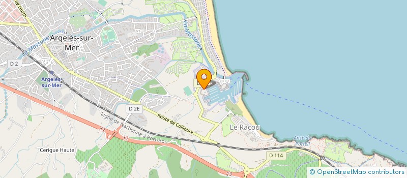 localisation de l'entreprise ARLEQUINS ORGANISATION  ARGELES-SUR-MER