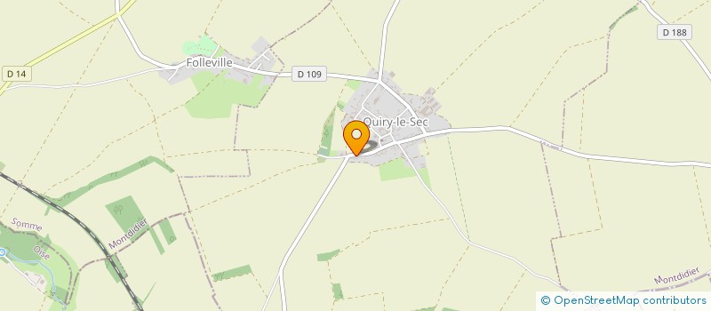 localisation de l'entreprise ARLES  QUIRY-LE-SEC