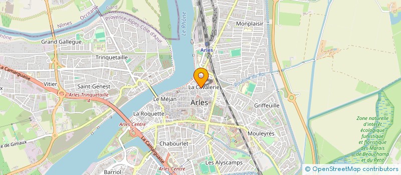 localisation de l'entreprise ARLES FACADES  ARLES