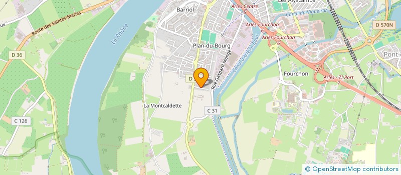 localisation de l'entreprise ARLES FUTSAL à ARLES
