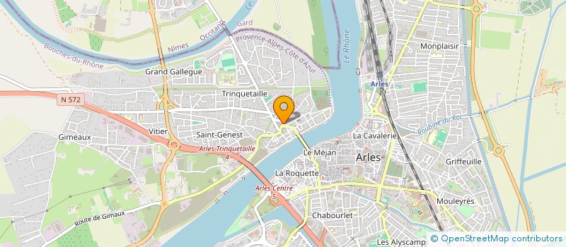 localisation de l'entreprise ARLES GERONTOLOGIE ETUDES SERVICES ET VIE à ARLES