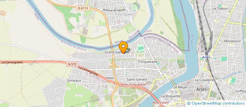 localisation de l'entreprise ARLES SOINS A DOMICILE à ARLES