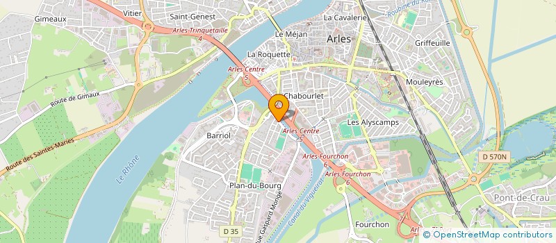 localisation de l'entreprise ARLES TAXIS SERVICES à ARLES