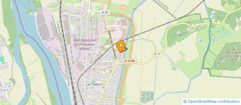 localisation de l'entreprise ARLES TRUCK MEDITERRANEE  ARLES