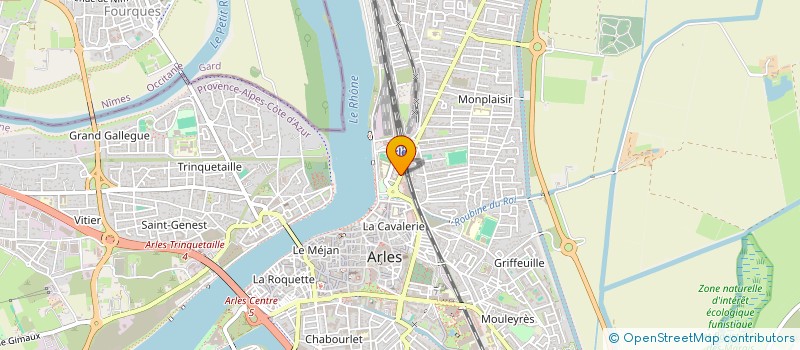 localisation de l'entreprise ARLES V F à ARLES