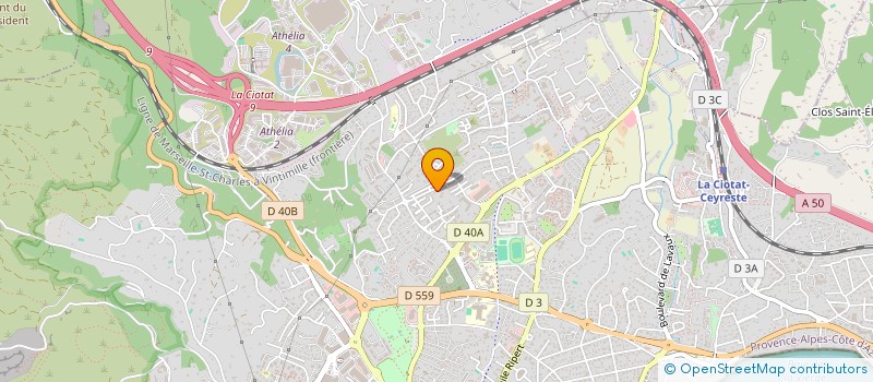 localisation de l'entreprise ARLESAPPARTS  LA CIOTAT