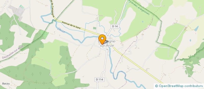 localisation de l'entreprise ARLESIE à DAUMAZAN-SUR-ARIZE