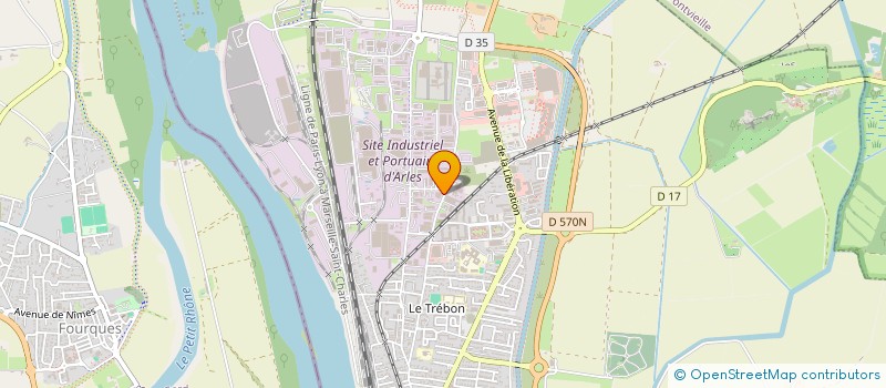 localisation de l'entreprise ARLESIENNE DE MENUISERIE à ARLES