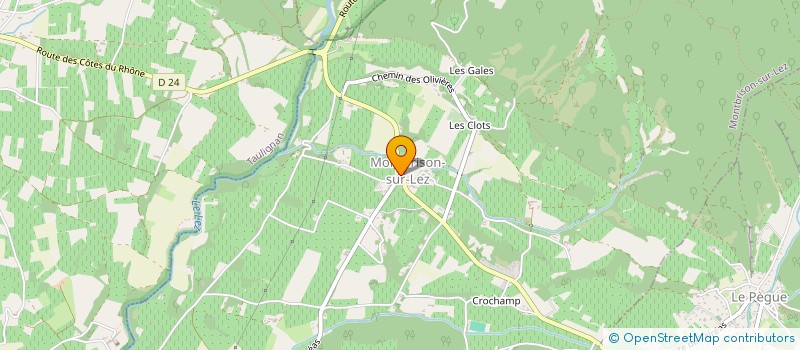 localisation de l'entreprise ARLET  VALREAS