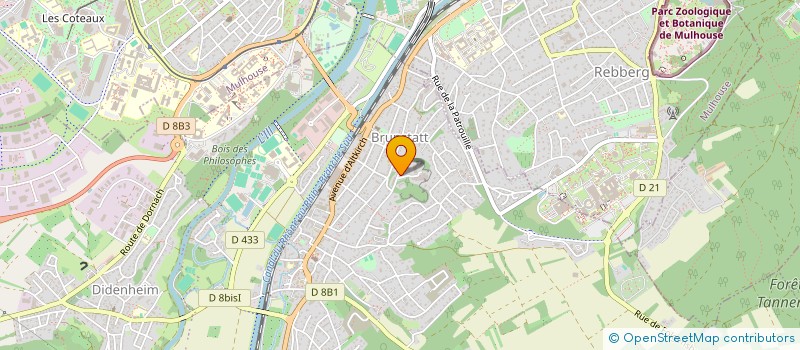 localisation de l'entreprise ARLET DEVELOPPEMENT  BRUNSTATT-DIDENHEIM