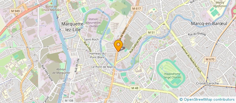 localisation de l'entreprise ARLETTE AGENCY à MARCQ-EN-BARŒUL