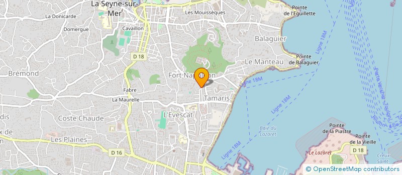 localisation de l'entreprise ARLETTE ET JEANNOT à LA SEYNE-SUR-MER