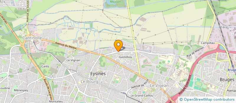 localisation de l'entreprise ARLETTE SERVIAN  EYSINES