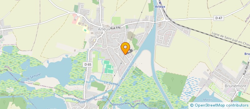 localisation de l'entreprise ARLEUX AMBULANCES  ARLEUX