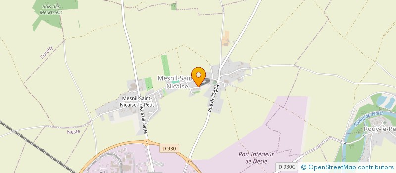 localisation de l'entreprise ARLEVAIN  MESNIL-SAINT-NICAISE