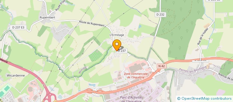 localisation de l'entreprise ARLEVE TE 62 à SAINT-MARTIN-BOULOGNE