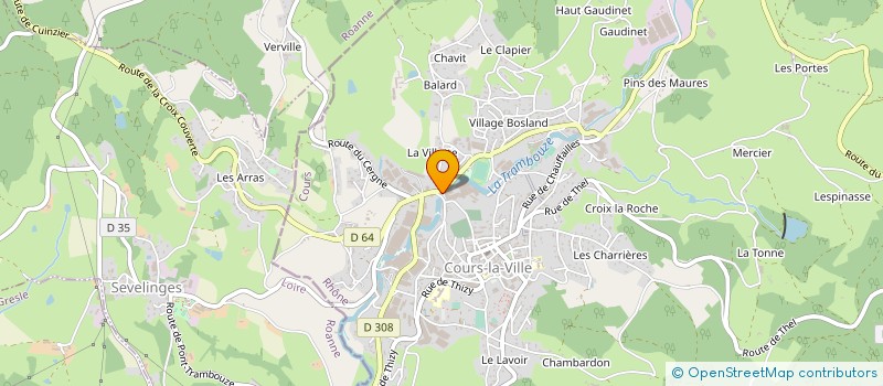 localisation de l'entreprise ARLEX à COURS
