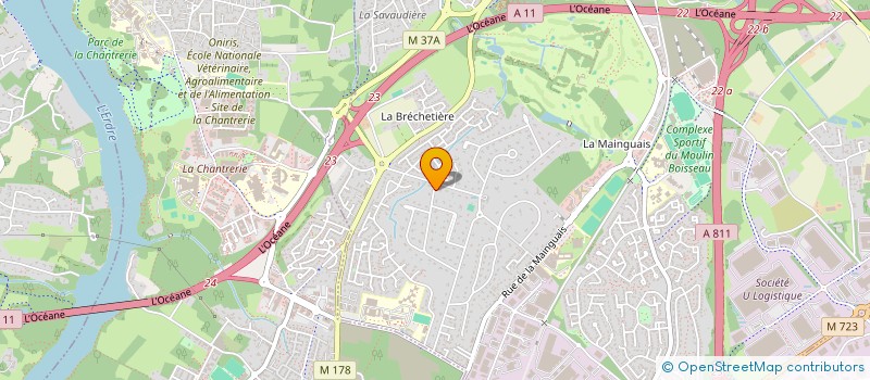 localisation de l'entreprise ARLEX IMMO  CARQUEFOU