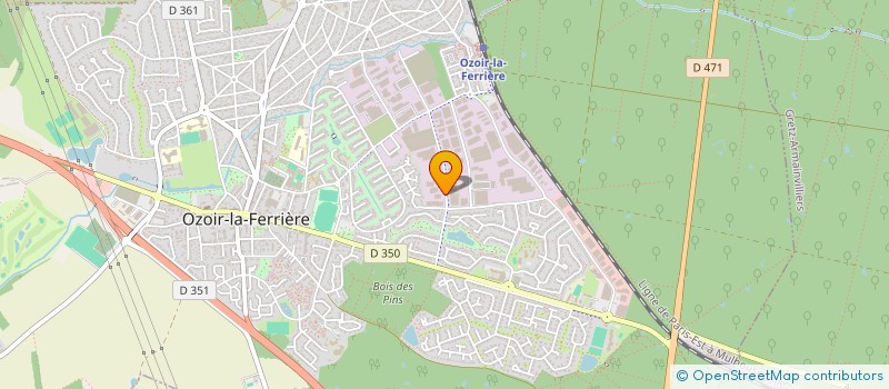 localisation de l'entreprise ARLF à OZOIR-LA-FERRIERE