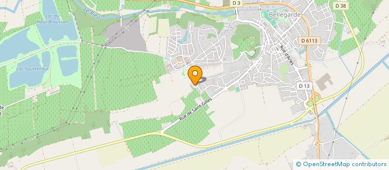 localisation de l'entreprise ARLHEM  BELLEGARDE