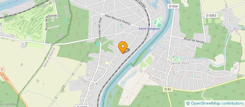 localisation de l'entreprise ARLIA CREATIONS  SAINT-FARGEAU-PONTHIERRY