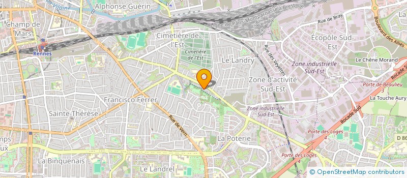 localisation de l'entreprise ARLILANT à RENNES