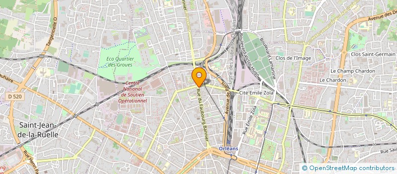 localisation de l'entreprise ARLINA VOYAGES à ORLEANS