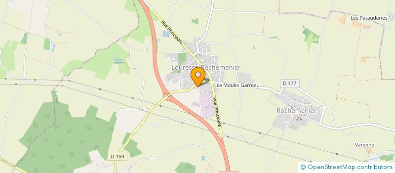 localisation de l'entreprise ARLINE à LOURESSE-ROCHEMENIER