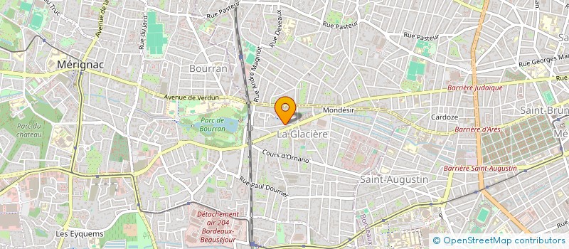 localisation de l'entreprise ARLIS  MERIGNAC