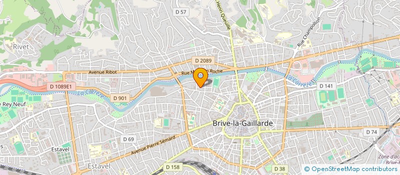 localisation de l'entreprise ARLO DATA  BRIVE-LA-GAILLARDE