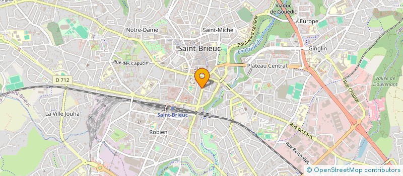 localisation de l'entreprise ARLOGI SARL à SAINT-BRIEUC