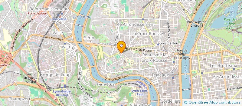 localisation de l'entreprise ARLOING TELE MENAGER à LYON