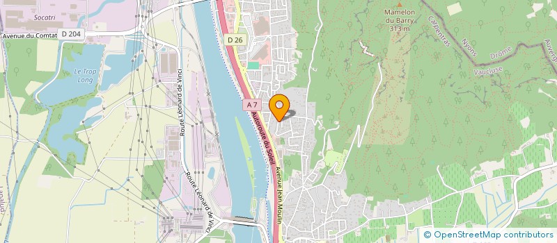 localisation de l'entreprise ARLOMACHRIS CONSEILS  BOLLENE